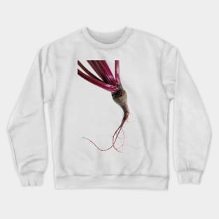 Small freshly harvested beet close-up Crewneck Sweatshirt